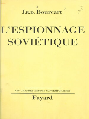 cover image of L'espionnage soviétique